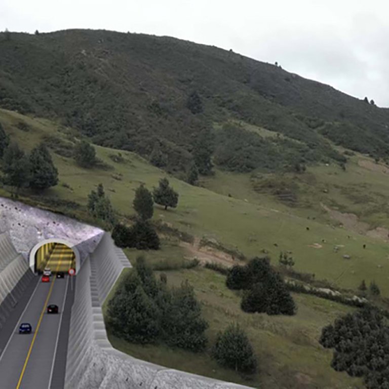 Pamplona tunnel, north of Santander, Colombia