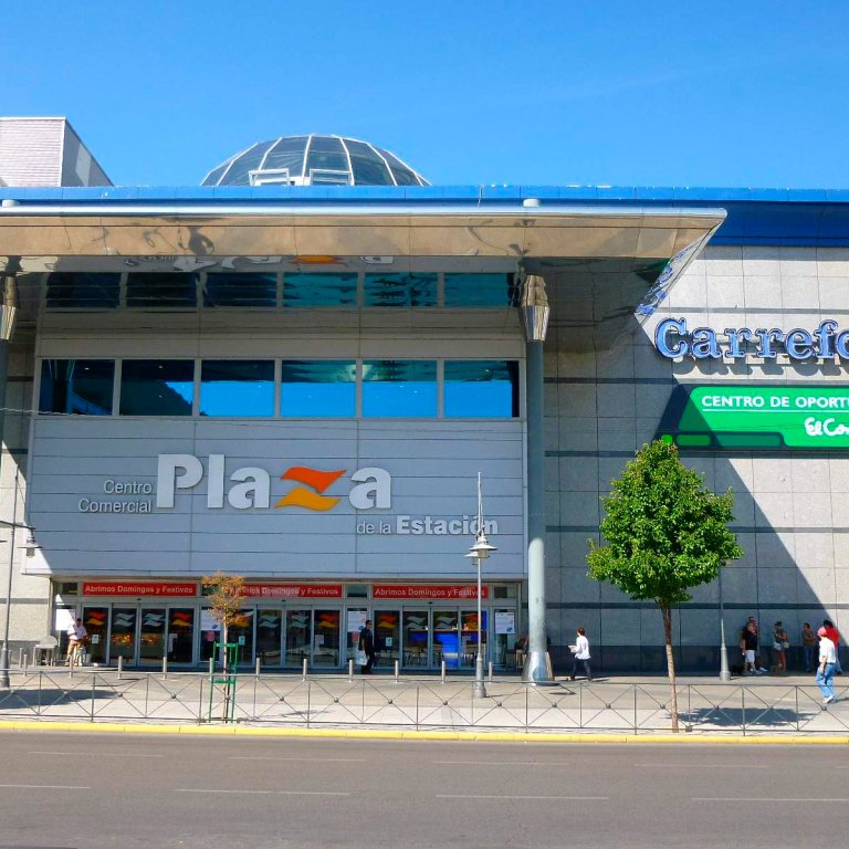 Plaza de la Estación shopping mall ,Madrid, Spain