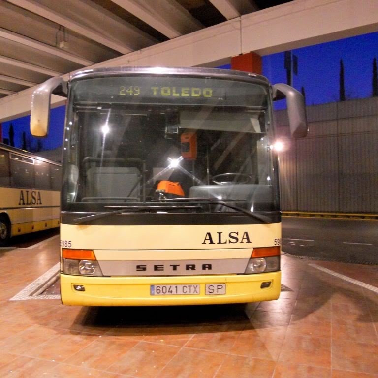 ALSA bus company garage-repair shop, Guadalajara, Spain 