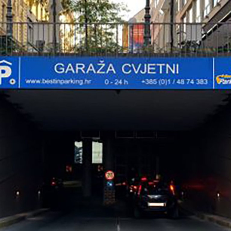 Cvjetn car park, Zagreb, Croacia