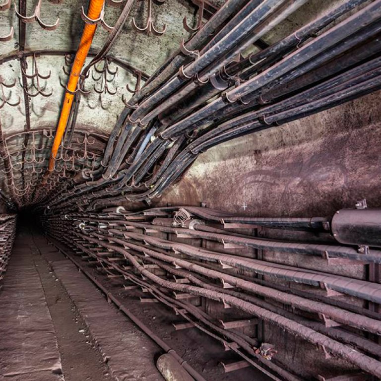 150KM of service tunnels, Madrid