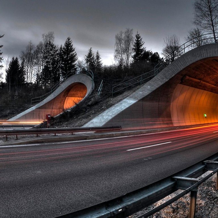 Interlomas tunnels, Mexico