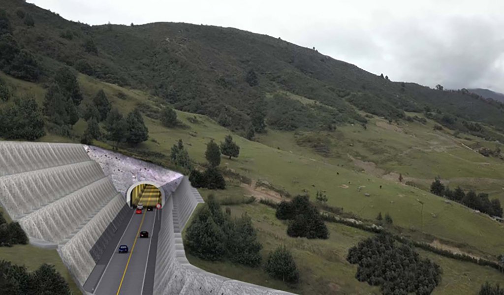 Pamplona tunnel, north of Santander, Colombia