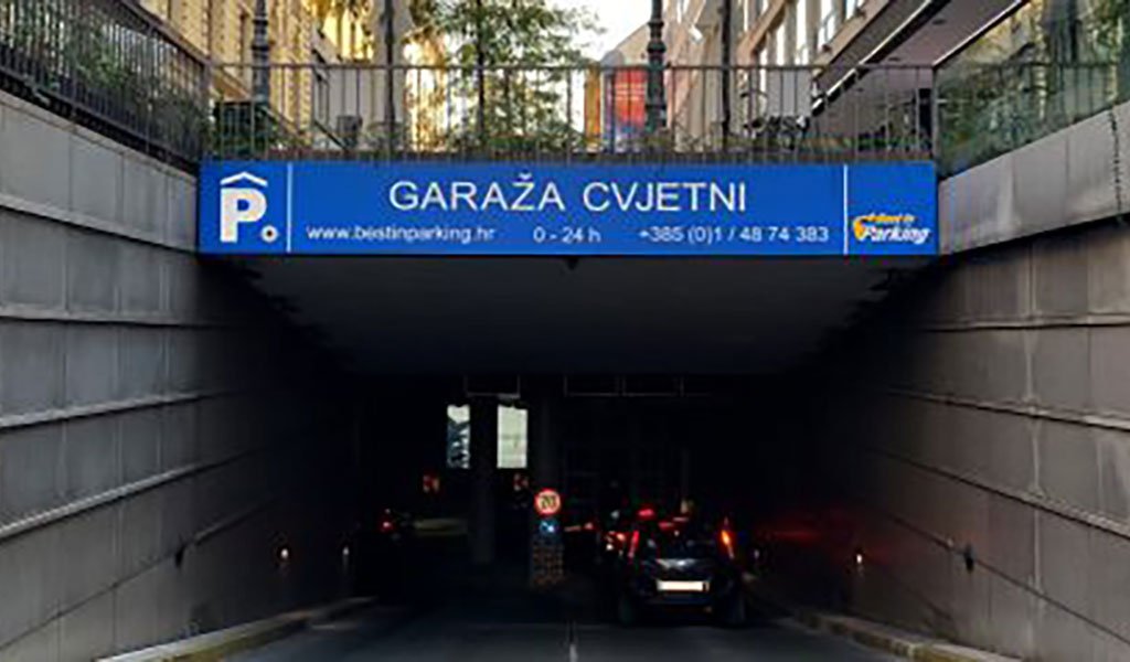 Cvjetn car park, Zagreb, Croacia